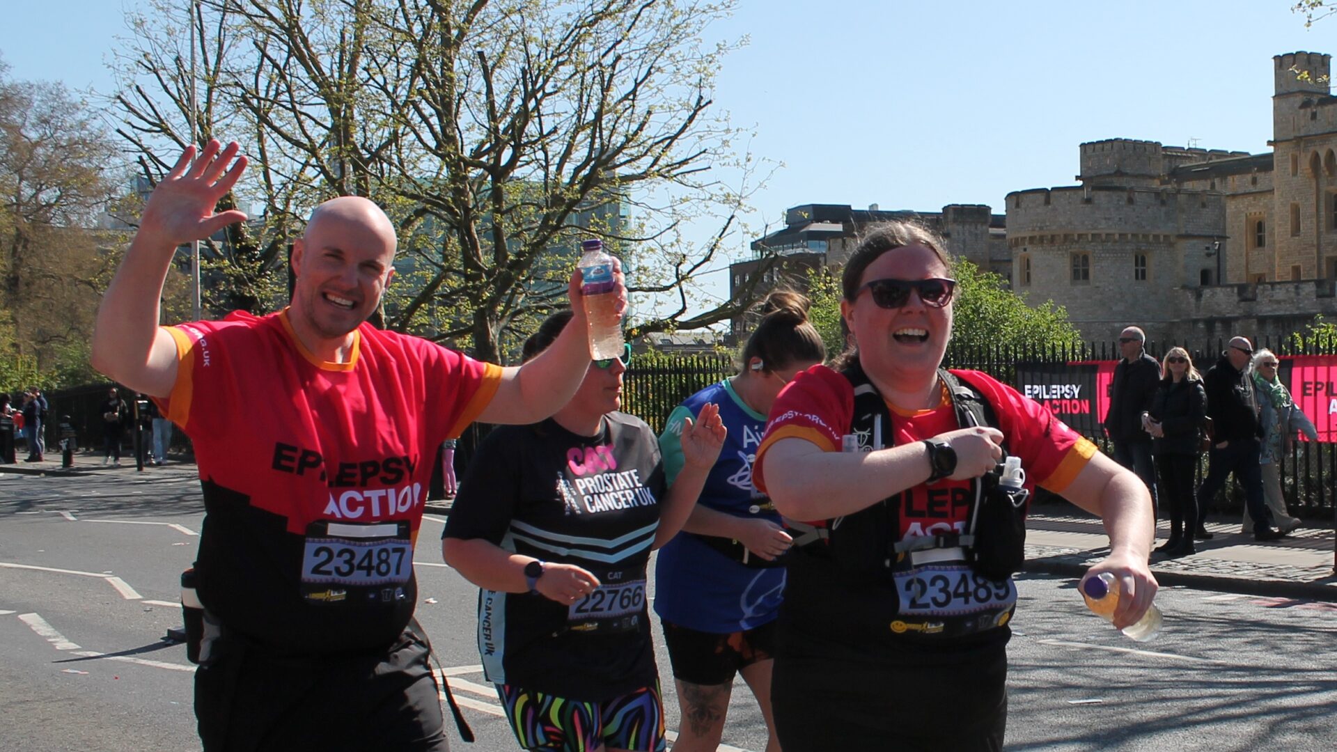 Epilepsy Action runner was passing through Tower Hill