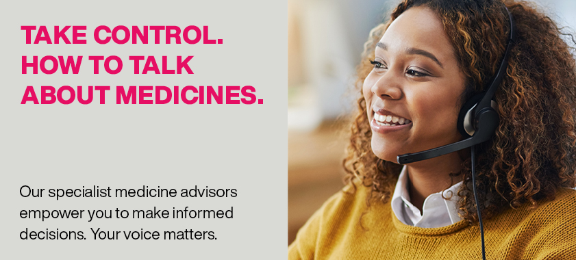 Epilepsy helpline advisor talking about medication